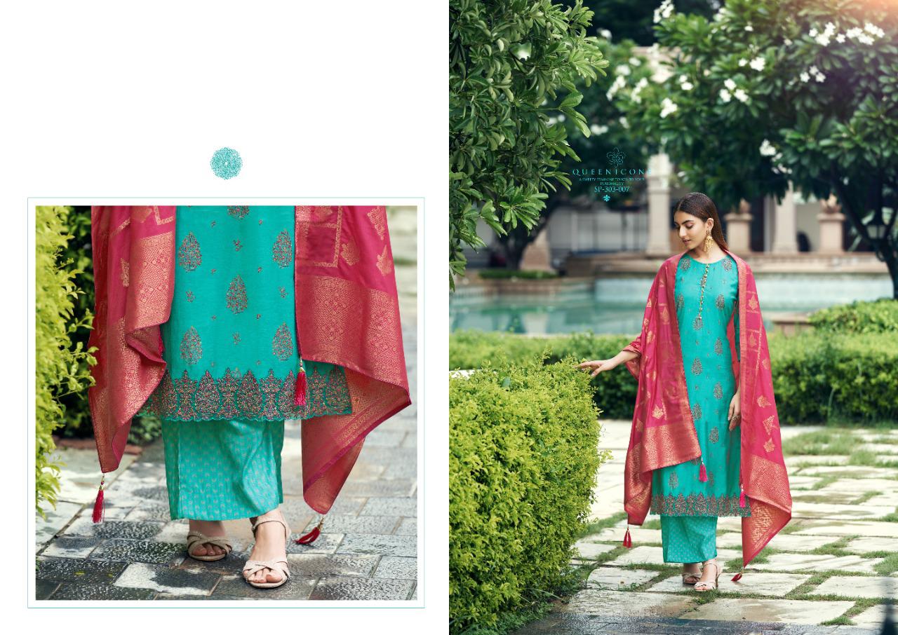 Naqsh Fancy Festive Wear Heavy Muslin SIlk Designer Salwar Suit Collection